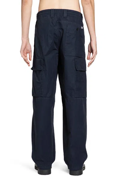 C.p. Company Cargo Microreps Trousers In Blue