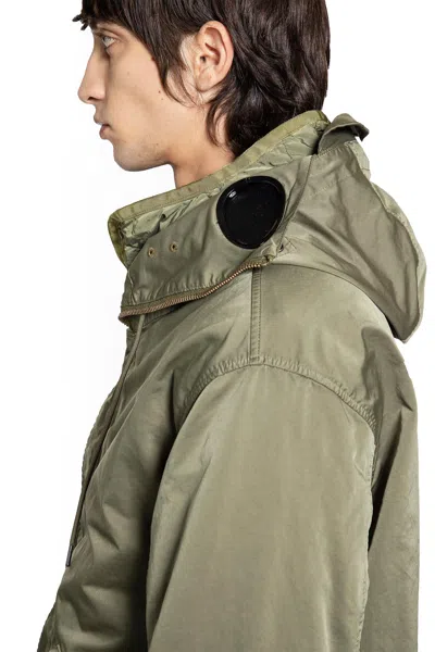 C.p. Company Man Green Jackets In Green