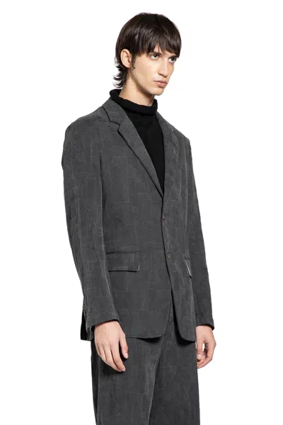 Forme D'expression Man Grey Blazers In Gray