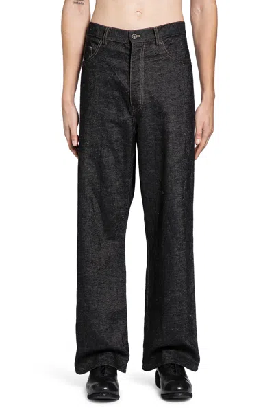 Forme D'expression Man Black Jeans In Black