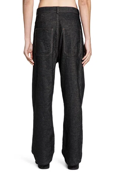 Forme D'expression Man Black Jeans In Black