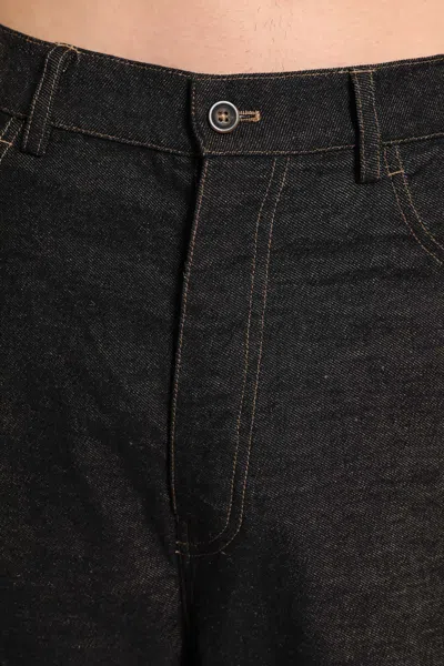 Forme D'expression Man Black Jeans In Black