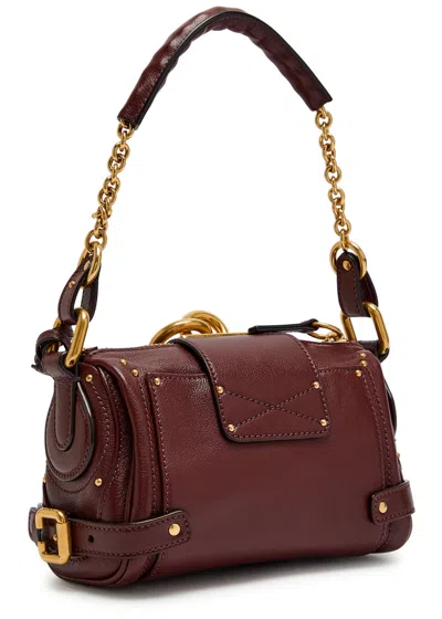 Chloé Crafty Brown Small Paddington Chain Bag In Brown