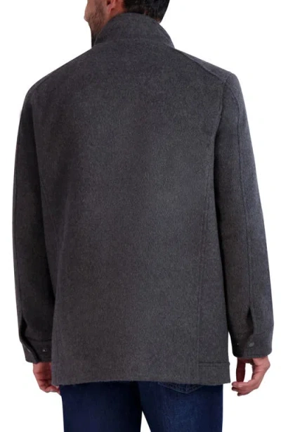 Cole Haan Men's Wool-blend Regular Fit Coat In Gray