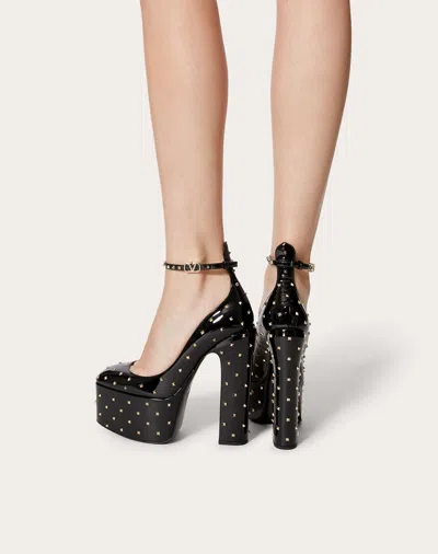 Valentino Elegant High-heeled Shoes With A Plateau. In Black