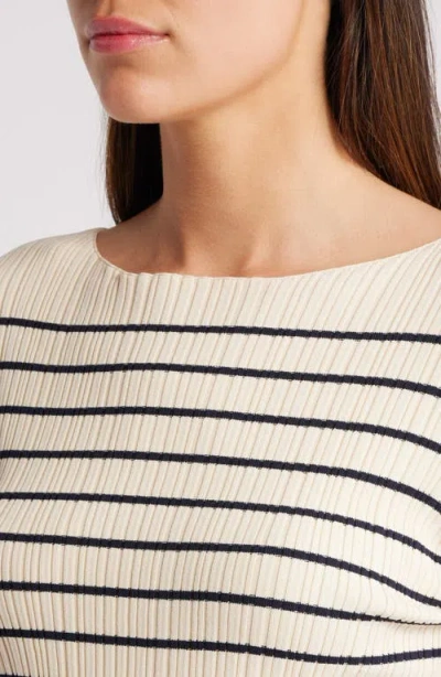 French Connection Stripe Rib Top