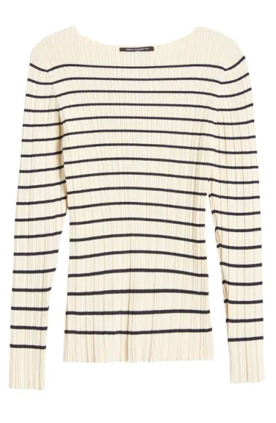 French Connection Stripe Rib Top