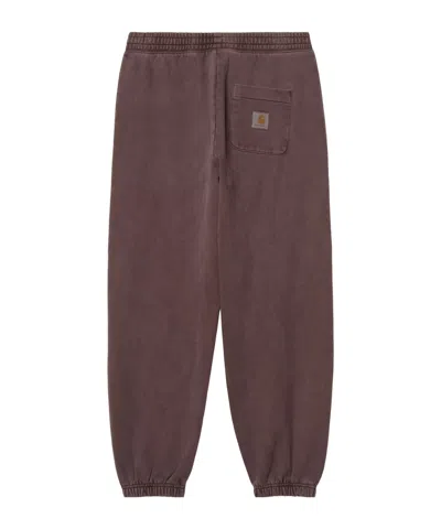 Carhartt Patch Pocket Track Pants In Brown