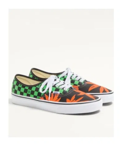 Valentino X Vans Men's Tess St Vlogo Tropical Canvas Low-top Sneakers In Multi
