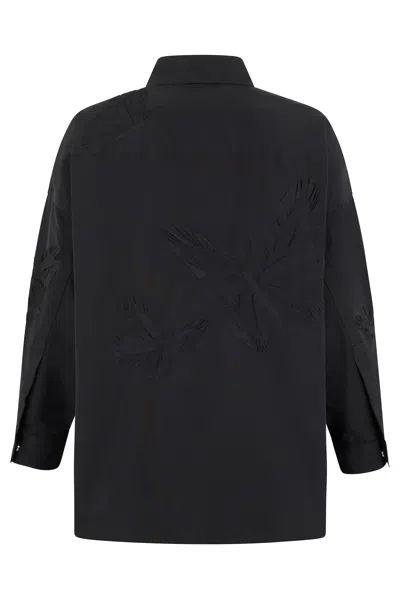 Valentino Oversized Shirt In Black