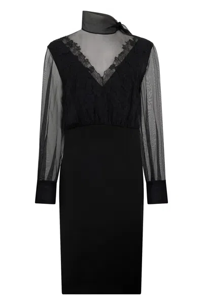 Valentino Elegant Black Dress In Black