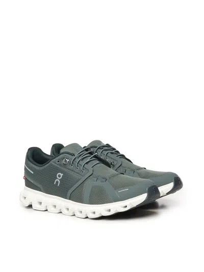 On Cloud 6 Low-top Sneakers In Green