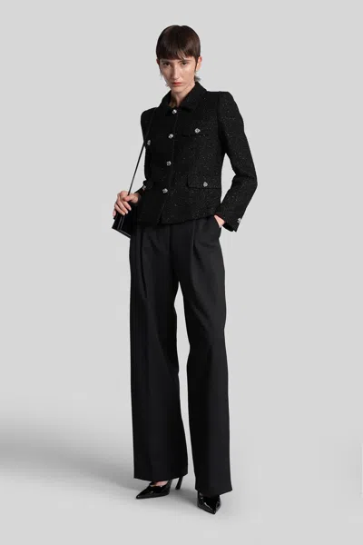 Tagliatore India Casual Jacket In Black Cotton In Black