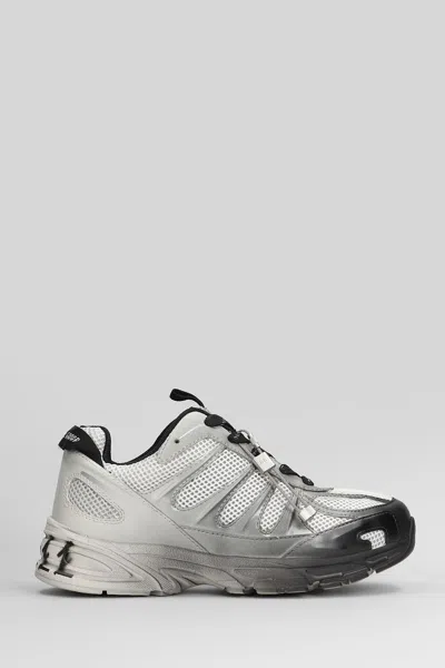 44 Label Group Dragger Sneakers In Grey Polyester In Gray