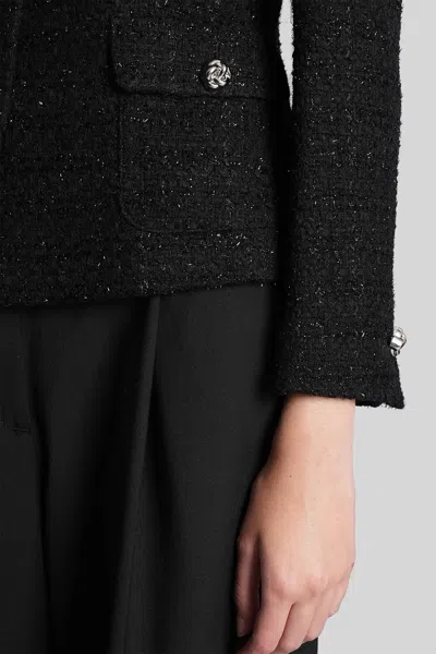 Tagliatore India Casual Jacket In Black Cotton In Black