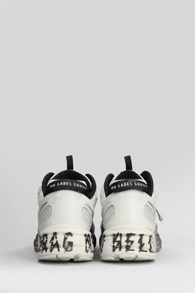 44 Label Group Dragger Sneakers In Grey Polyester In Gray