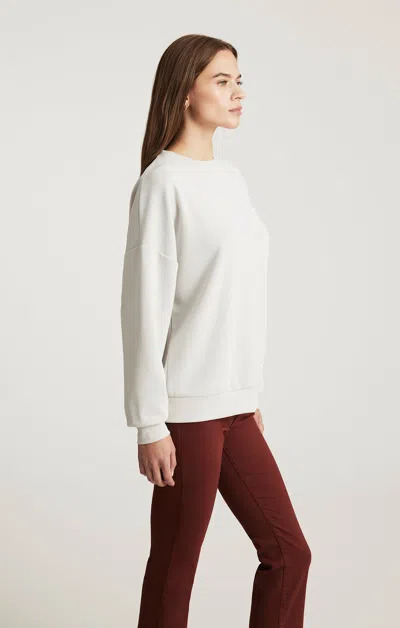 Mavi Luxe Touch Tencel™ Sweatshirt In Gray Violet In Gray