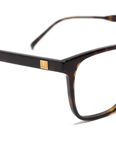 Dunhill Rectangle-frame Glasses In Black
