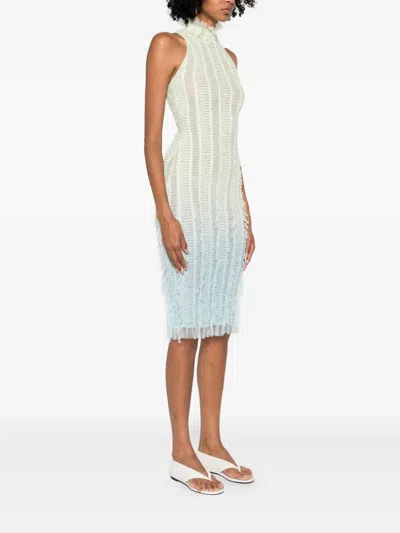 Roberta Einer Angel Midi Dress In Green