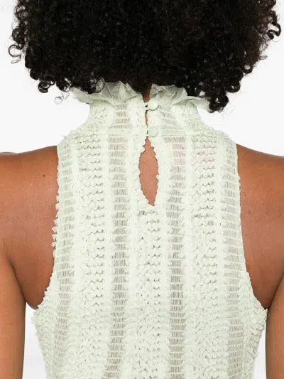 Roberta Einer Angel Midi Dress In Green