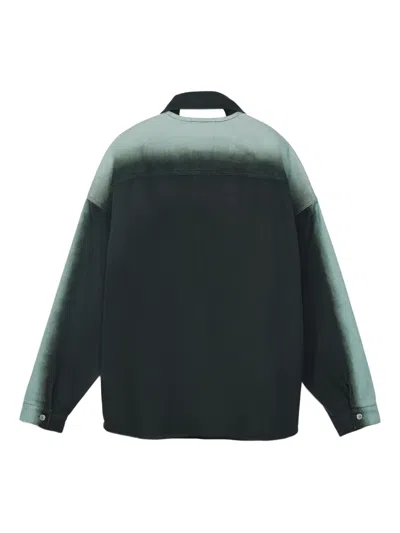 Camperlab Long-sleeve Denim Shirt In Green