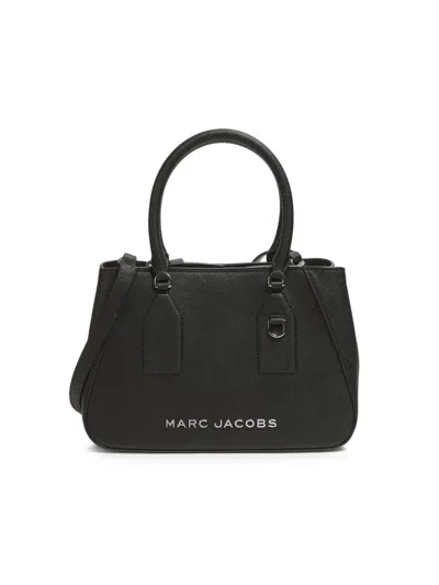 Marc Jacobs The Small Trademarc Small Satchel Bag In Black