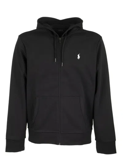 Polo Ralph Lauren Pony Hoodie In Black