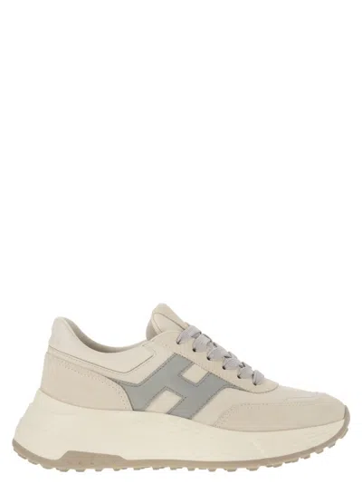 Hogan Zegna Beige Rubber Sneakers In Multi