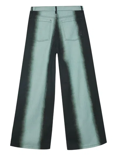 Camperlab Dip-dye Denim Trousers In Black