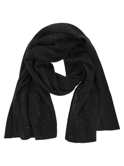 Fabiana Filippi Micro Sequin-embellished Scarf In Black
