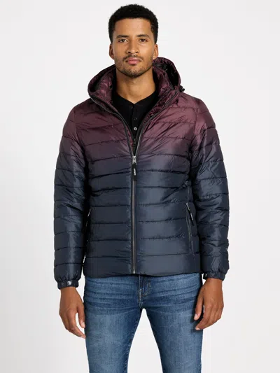 Guess Factory Harrison Ombre Puffer Jacket In Multi