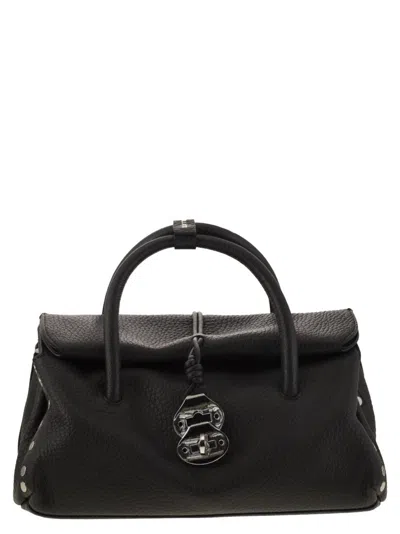 Zanellato Studded Top-handle Shoulder Bag In Black