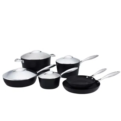 Scanpan Professional 10 Piece Nonstick Cookware Set In Black