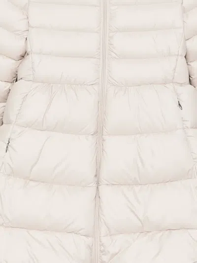Il Gufo Hooded Quilted Coat In Neutral