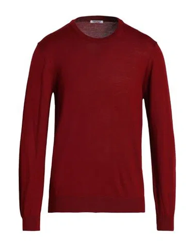 Gioferrari Man Sweater Burgundy Size 50 Wool In Red