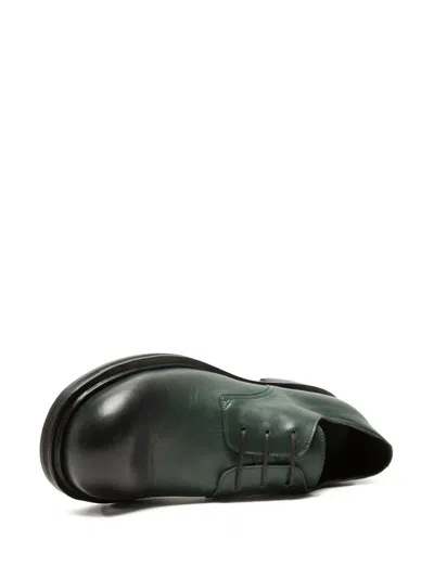 Acne Studios Lace-up Leather Shoes In Green