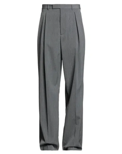 Dior Man Pants Grey Size 26 Virgin Wool In Gray