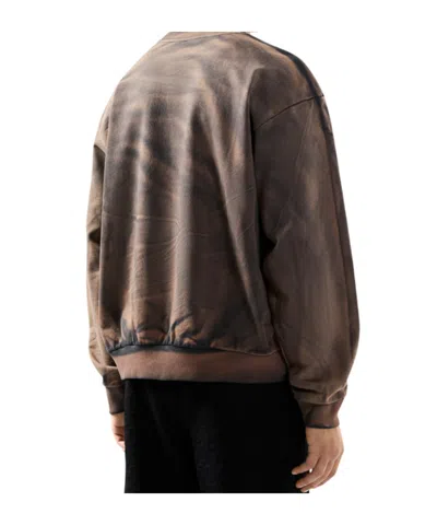 Gcds Solarized Crewneck Tie-dye Design In Brown