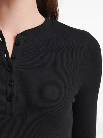 HENLEY 纽扣罗纹上衣