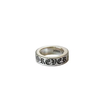 Chrome Hearts Forever Spacer Ring Silver