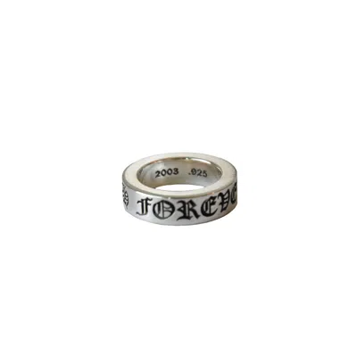 Chrome Hearts Forever Spacer Ring Silver
