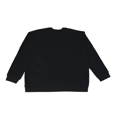 Chrome Hearts Jacquard Monogram Crewneck Sweatshirt Black In Black