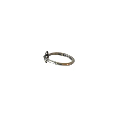 Chrome Hearts Single-cross Ring Silver