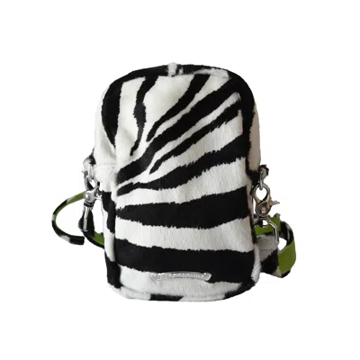 Chrome Hearts Zebra Bag With Green Crosses