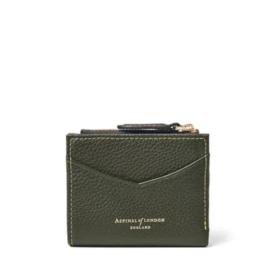 Aspinal Of London Hudson Multi-use Pocket Wallet In Green