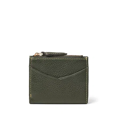 Aspinal Of London Hudson Multi-use Pocket Wallet In Green