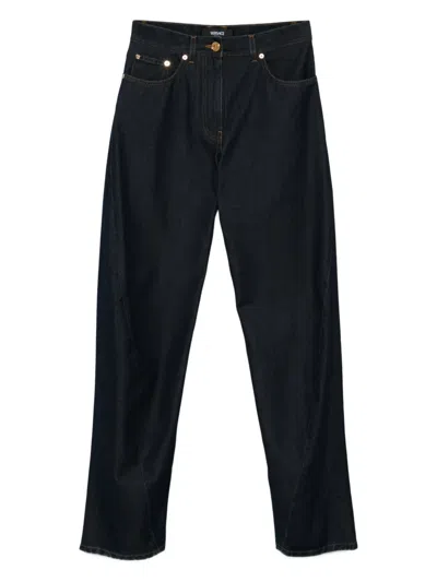 Versace Boyfriend Jeans In Black