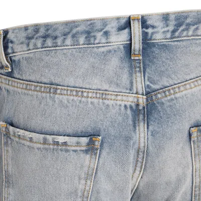Maison Margiela Blue Jeans With Contrast Pockets In Blue