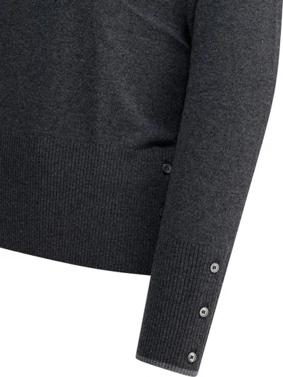 Thom Browne Browne 65 Polo Shirts Black In Black