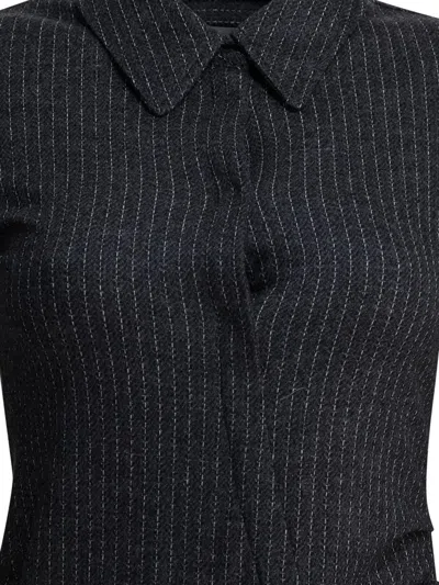 Isabel Marant Wrap Style Midi Dress With Buckle Detail In Multi